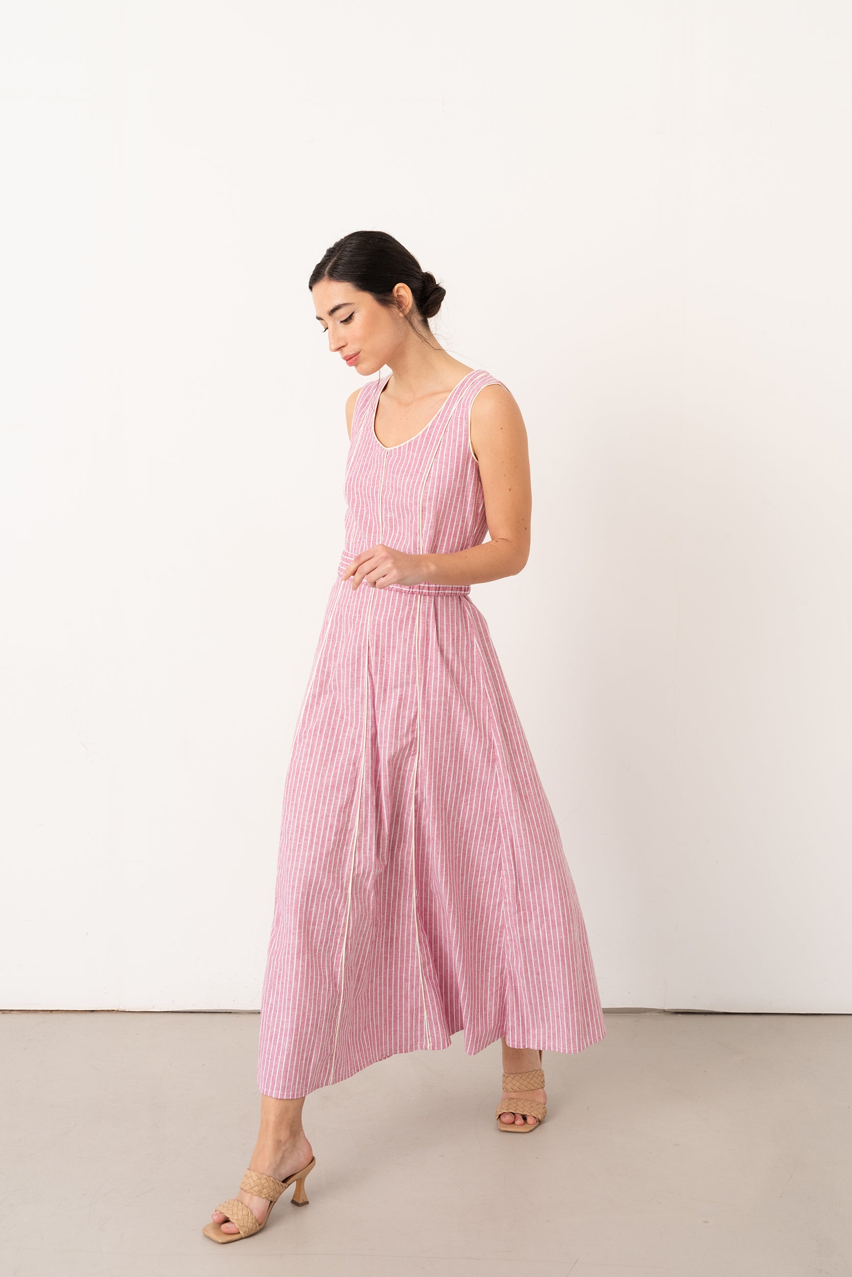 Vestido Vendome Rosa - Vanó Studio