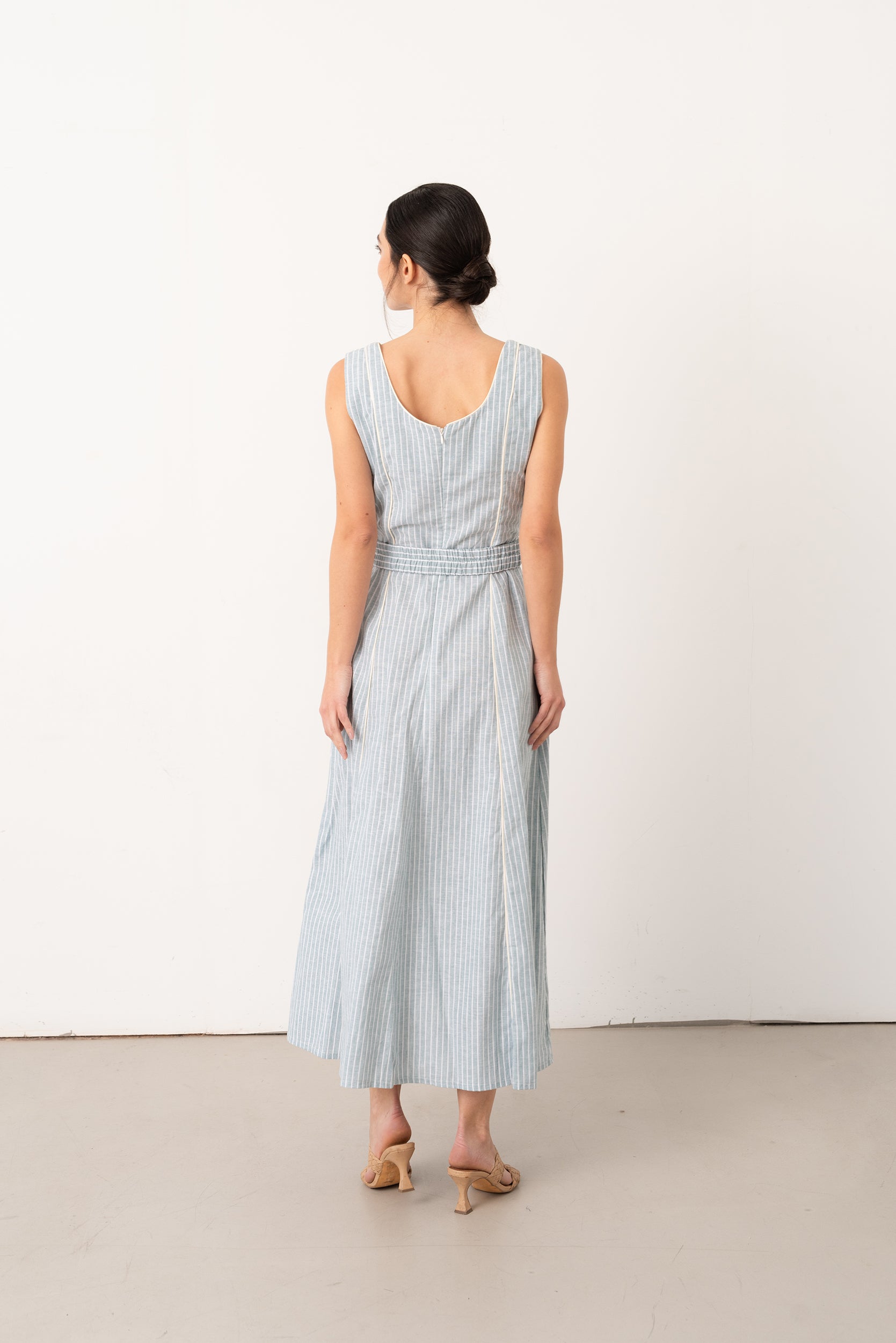Vestido Vendome Azul - Vanó Studio