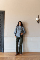 Pantalón pana verde