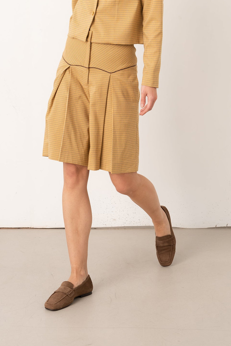 Pantalón bermuda Moutarde - Vanó Studio