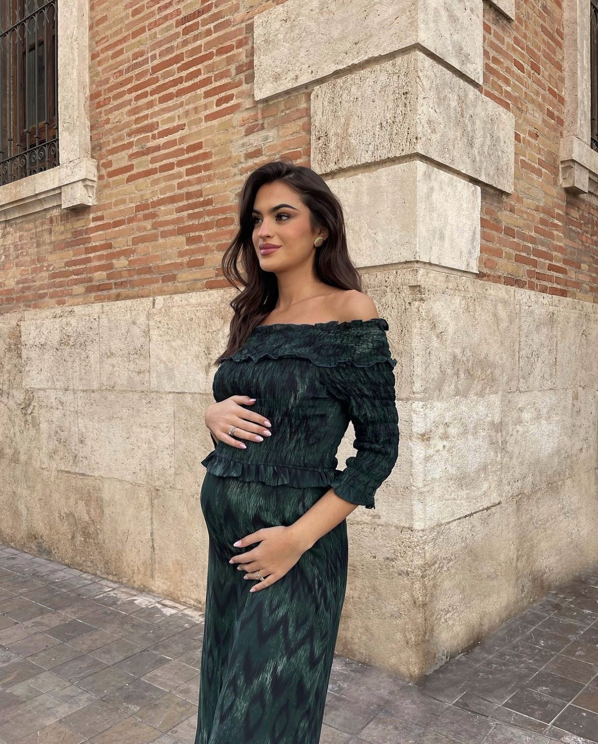 Vestido Bardot Lune - Vanó Studio