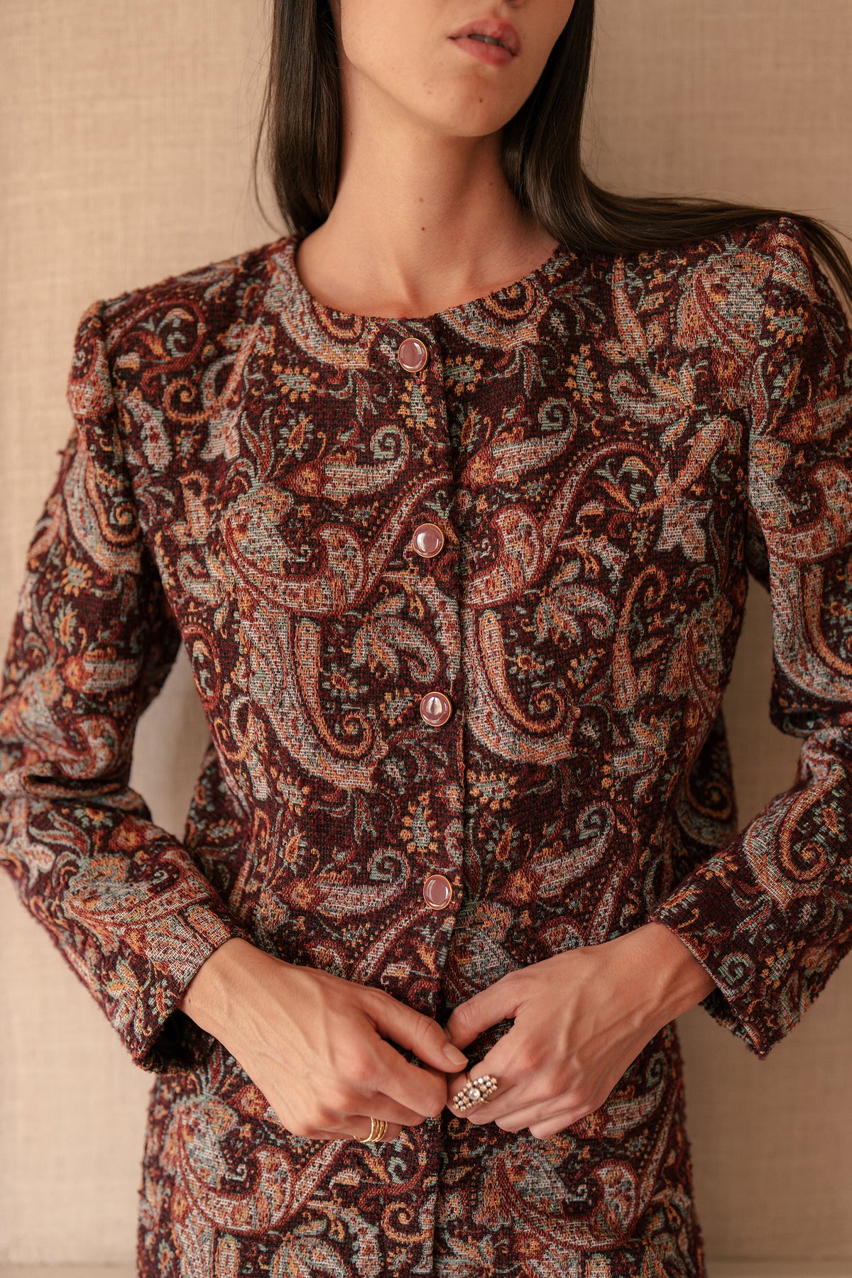 Chaqueta brocada
