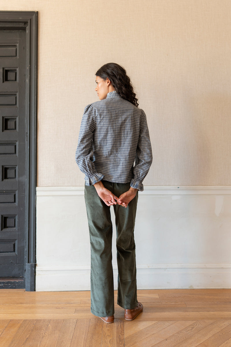 Pantalón pana verde