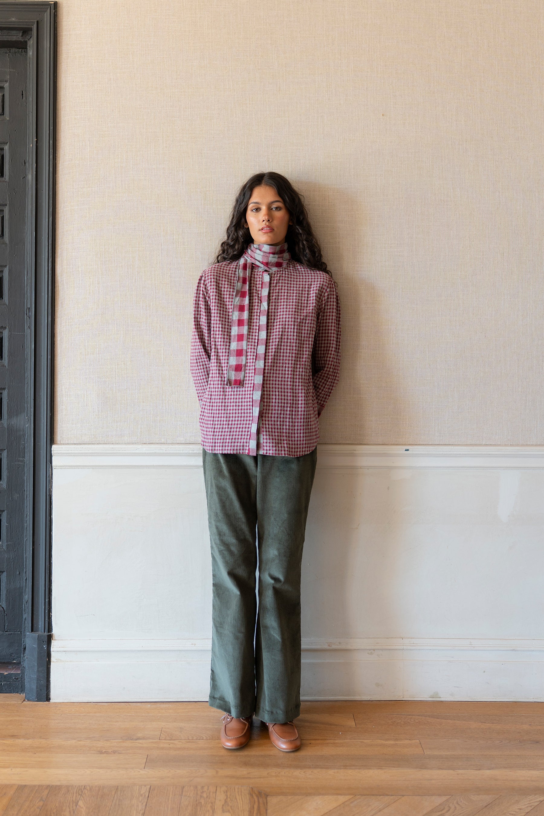 Pantalón pana verde - Vanó Studio
