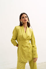 Lutetia Lime Jacket