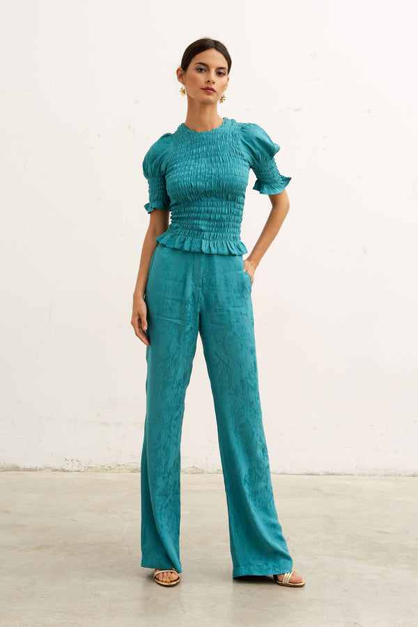 Babylone Turquoise Pants