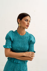 Top Varenne Turquoise