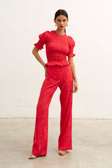 Pantalon Babylone Rouge