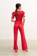 Pantalon Babylone Rouge